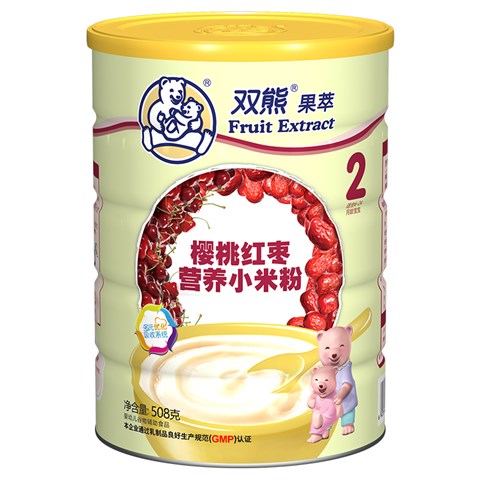 双熊果萃樱桃红枣营养小米粉
